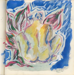 Jeune fille &agrave; l'&eacute;pine